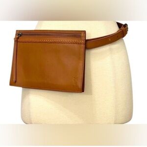 Frye Brown Leather Festival Belt Bag
